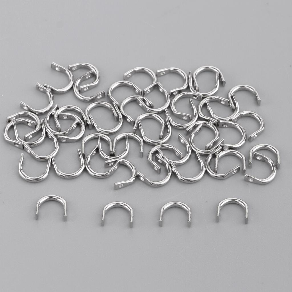 Fishing Lure Accessories - Gevouwen clevisen, roestvrijstalen spinner-accessoires, visgerei en
