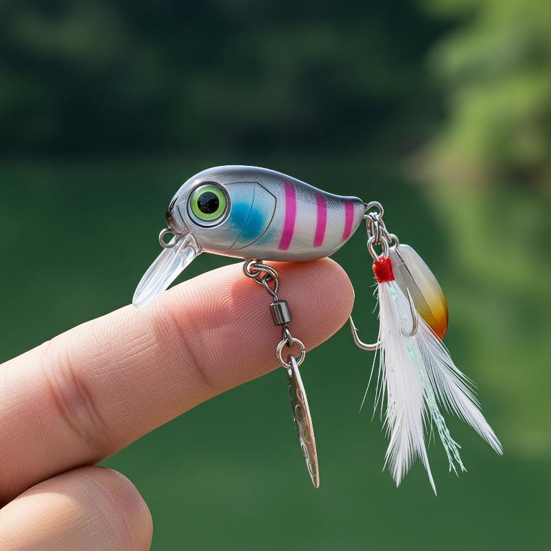 Fishing Lure Spinnerbait - Draaiende Spinner Spoon vislokmiddelen Micro Tappy