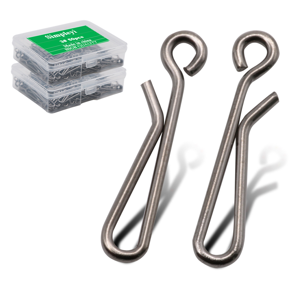 Fishing Lure Accessories - 50 Stks/doos Lager Slot Rolling Swivel