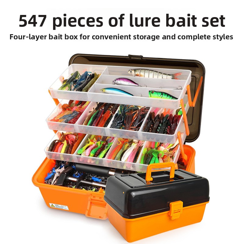Grote 4-laags opbergdoos voor  - Fishing Lure Accessories recensie en prijs
