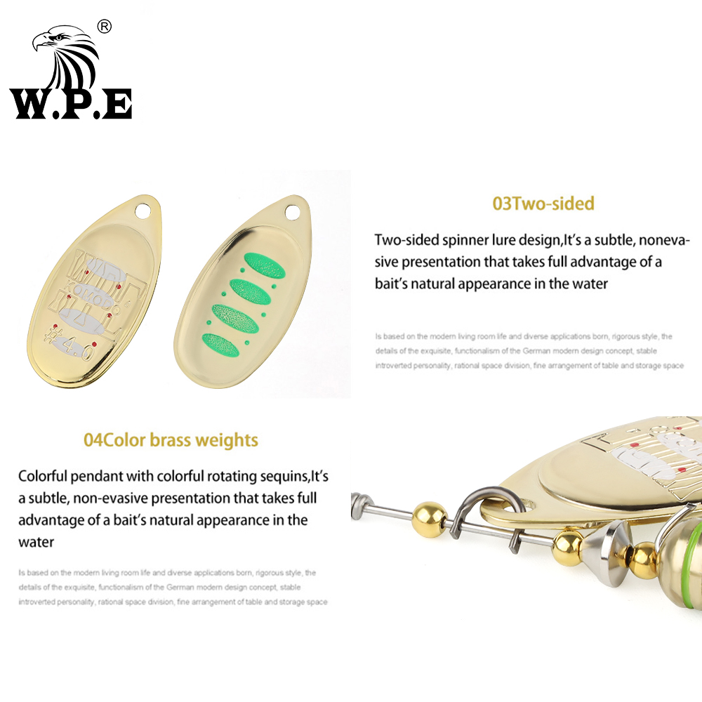 W.p.e Komodo Spinner Lokken 2  - Fishing Lure Spoon recensie en prijs