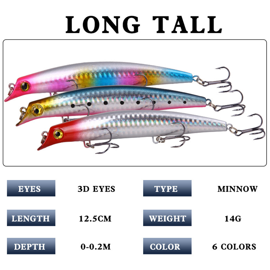 6pcs Crankbaits Vissen Lokt Ze - Fishing Lure Spinnerbait recensie en prijs