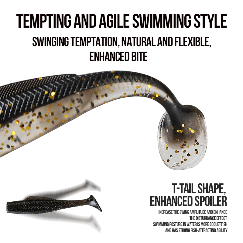 TAIYU Drijvende Water T-Tail H - Fishing Lure Soft Plastic recensie en prijs