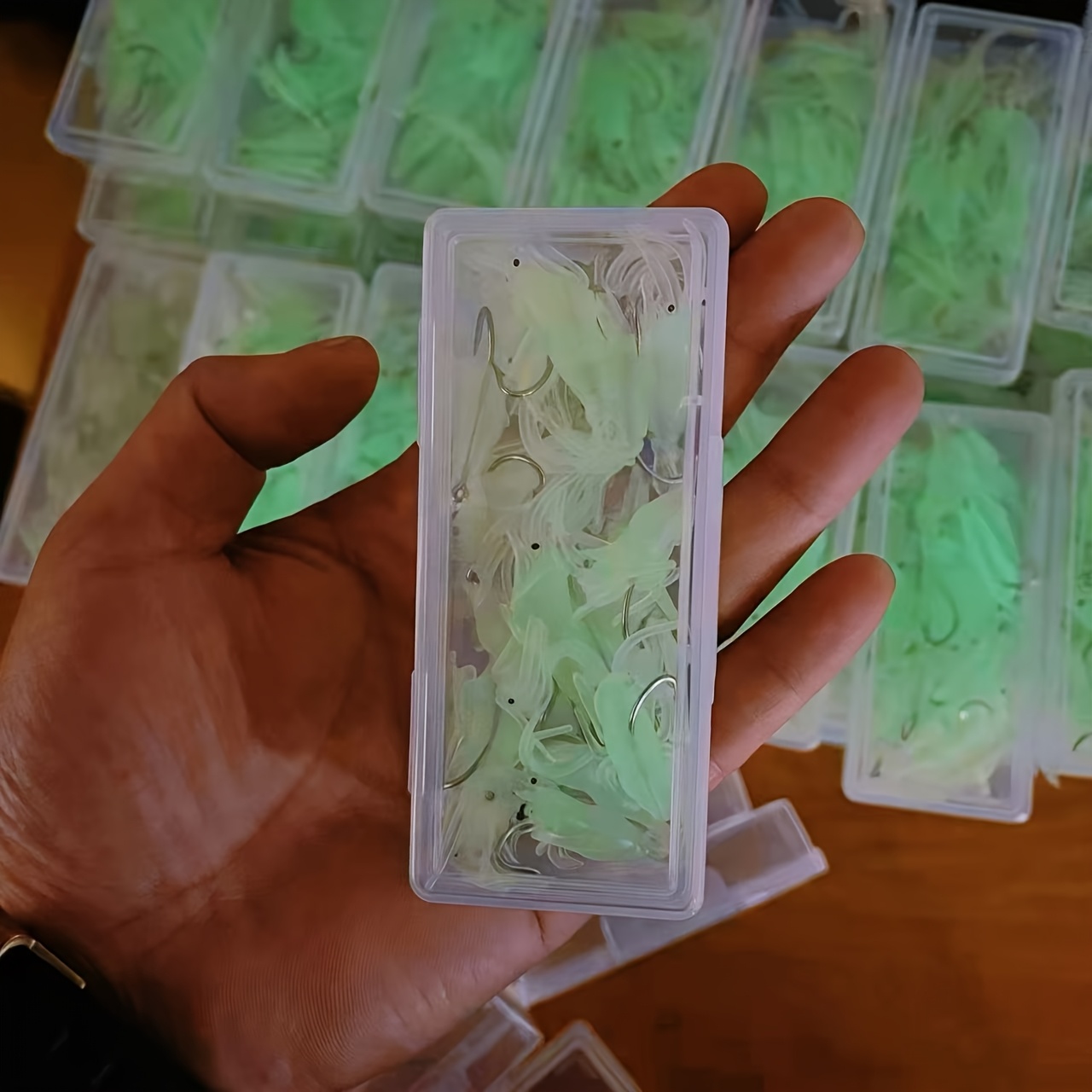 10 stuks Glow Shrimp Vislokmid - Fishing Lure Soft Plastic recensie en prijs